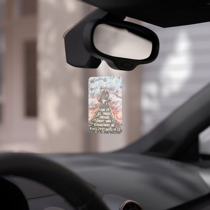 Philippians 4:13 Car Air Freshener