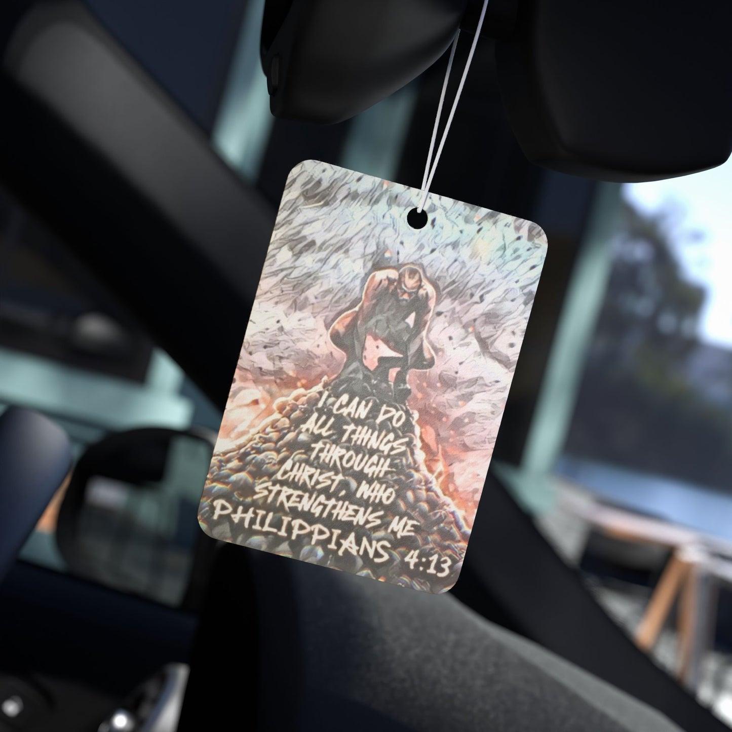 Philippians 4:13 Car Air Freshener