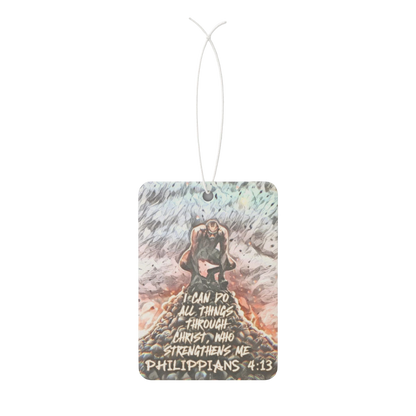 Philippians 4:13 Car Air Freshener
