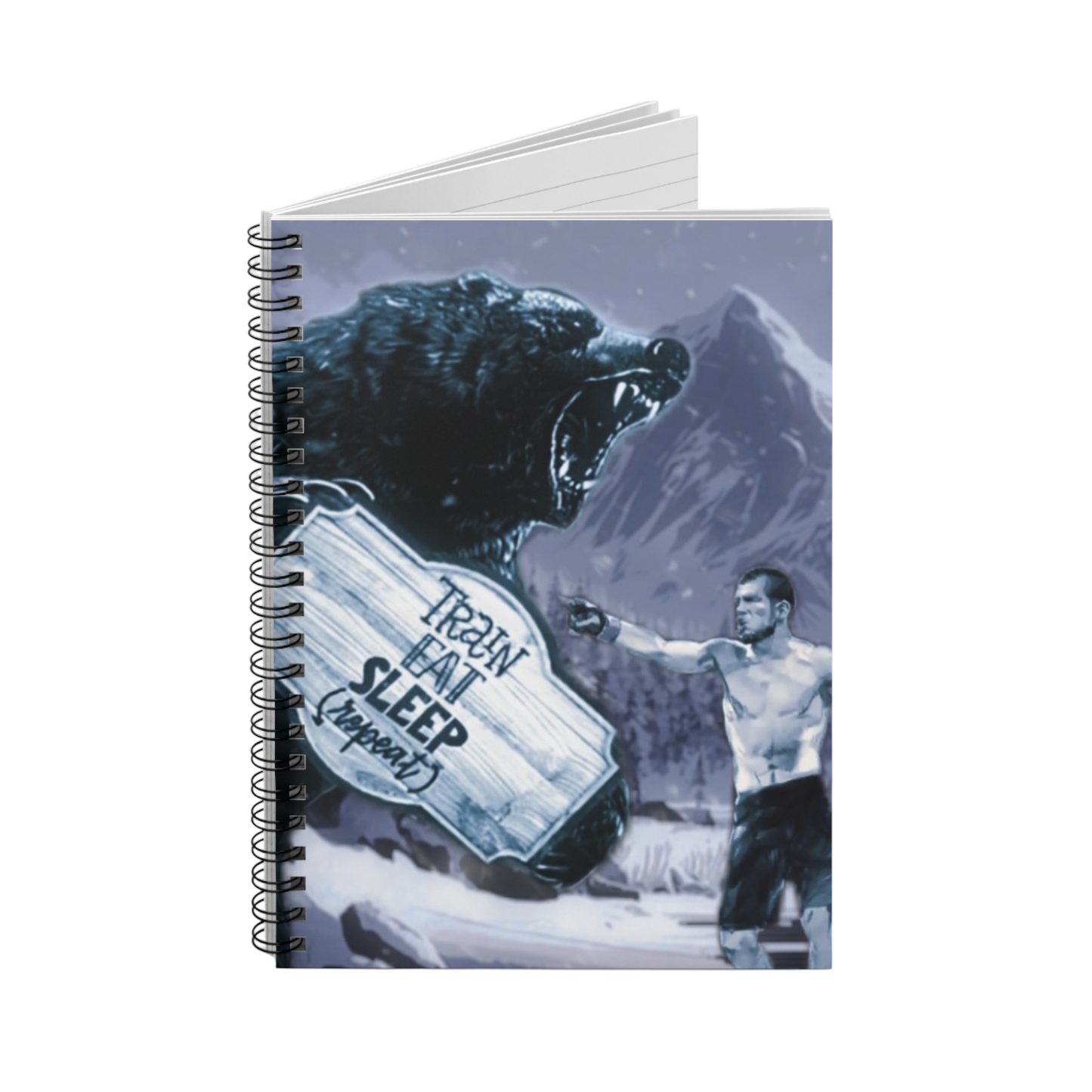 Train Eat Sleep Repeat Notebook (US)